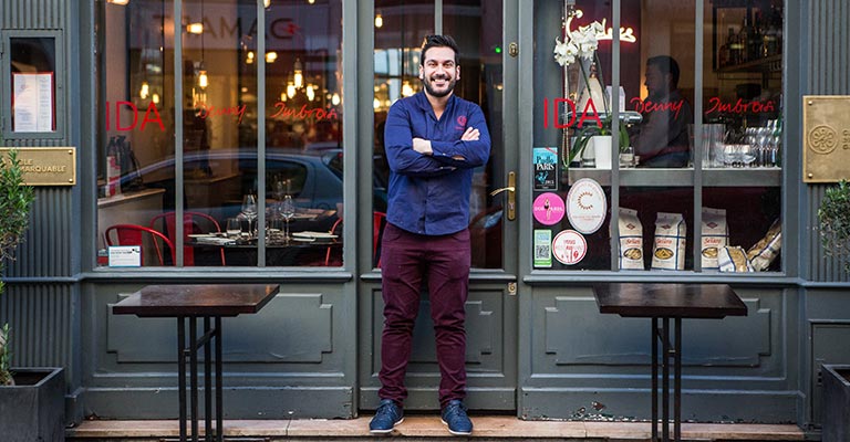 Chef Italien 2 Restaurants à Paris Top Chef William Ledeuil Restaurant Ida, par Denny Imbroisi, Paris 15